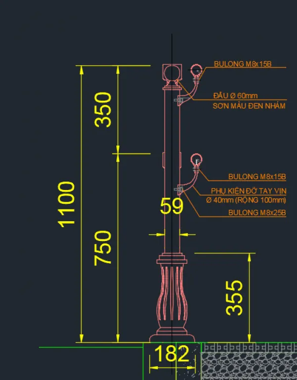 Trụ Gang Đúc - Giúp Tăng Cường An Toàn Và Thẩm Mỹ